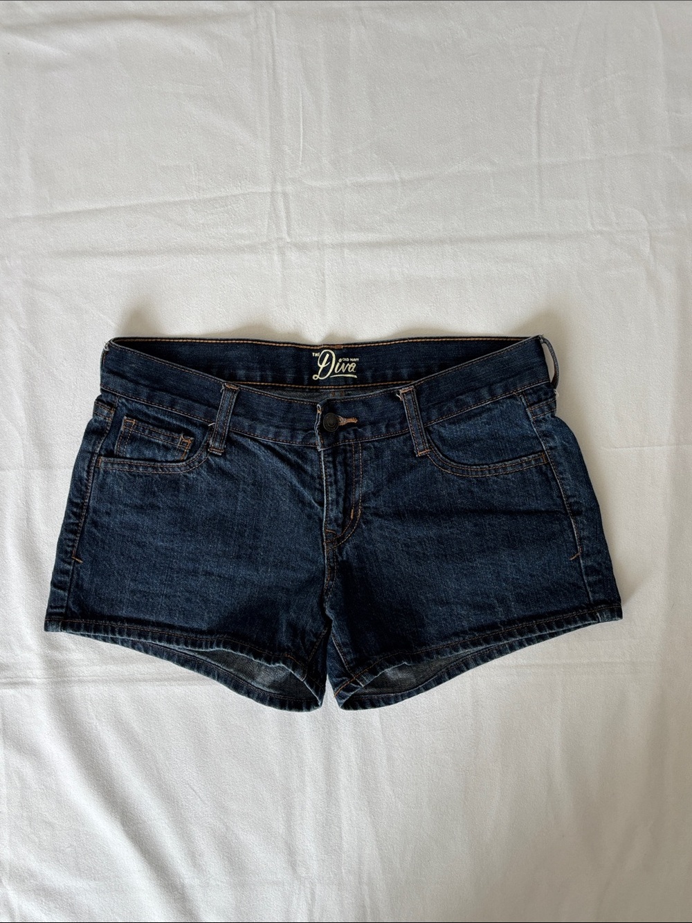 Dark Blue Denim Jean Shorts - Old Navy Diva